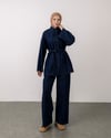 Ceketli Lacivert Denim Takım