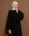 Crush Siyah Şifon Elbise