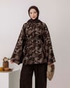 Desenli Tunik Pantolon Kahve Takım