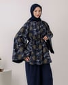 Desenli Tunik Pantolon Lacivert Takım