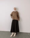 Fermuarlı Camel Ceket