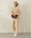 Gömlek Pantolon Krem Takım