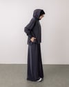 Kapüşonlu Sweat Pantolon Füme Takım