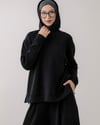 Kapüşonlu Sweat Pantolon Siyah Takım