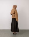 Kruvaze Camel Kısa Trençkot