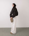 Kruvaze Kahve Kısa Bumber Ceket