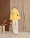 Martha Düğmeli Kıraşlı Sarı Gömlek