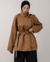 Omuz Apoletli Camel Trençkot