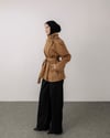 Omuz Apoletli Camel Trençkot