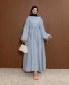 Oversize Doblin Buz Mavisi Elbise
