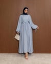 Oversize Doblin Buz Mavisi Elbise
