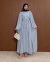Oversize Doblin Buz Mavisi Elbise