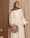 Oversize Doblin Krem Elbise