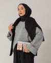 Oversize Gri Triko Tunik