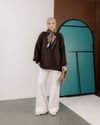 Oversize Kahve Triko Kazak