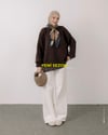 Oversize Kahve Triko Kazak