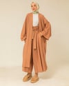 Oversize Kap Pantolon Somon Takım