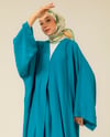 Oversize Kap Pantolon Turkuaz Takım