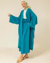 Oversize Kap Pantolon Turkuaz Takım