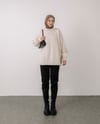 Oversize Krem Triko Kazak