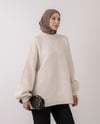 Oversize Krem Triko Kazak