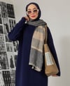 Oversize Lacivert Triko Elbise