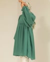 Oversize Mint Yeşili Gofre Tunik
