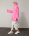 Oversize Pembe Triko Tunik