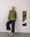 Oversize Yeşil Triko Kazak