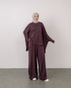 Pantolonlu Bordo Pike Takım
