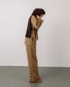 Pantolonlu Gabardin Camel Takım
