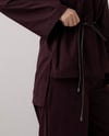 Pantolonlu Gabardin Mürdüm Takım
