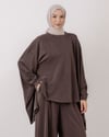 Pantolonlu Kahve Pike Takım