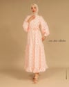 Puantiye Desenli Pembe Elbise