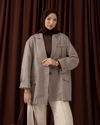 Retro Basic Kahve Ceket