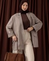 Retro Basic Kahve Ceket