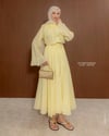 Rosalinda Fırfır Detaylı Sarı Takım