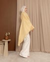 Şal Detaylı Gold Keten Tunik