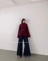 Serez Kemerli Bordo Tunik