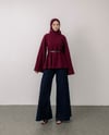 Serez Kemerli Bordo Tunik