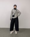 Şeritli Gri Sweat