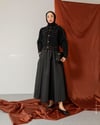 Siyah Triko Bomber Ceket