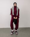 Sweat Pantolon Bordo Takım