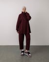 Sweat Pantolon Bordo Takım