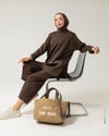 Sweat Pantolon Kahve Basic Takım