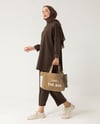 Sweat Pantolon Kahve Basic Takım