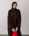 Sweat Pantolon Kahve Takım