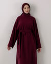 Talin Oversize Bordo Elbise