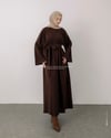 Talin Oversize Kahve Elbise