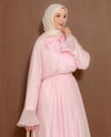 Tuniği Bağcıklı Pembe Takım